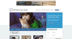 Desktop Screenshot of kittensforsale.com